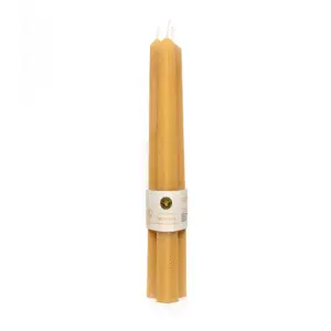 Pure Beeswax Candles Table Pillar (3 Pack)