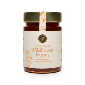 Certified Organic Raw Wildflower Honey