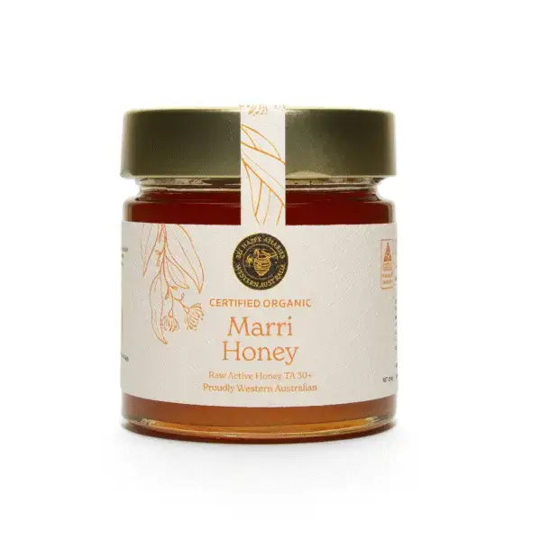 Pure Certified Organic Marri Honey | Natural 30+ TA Strength